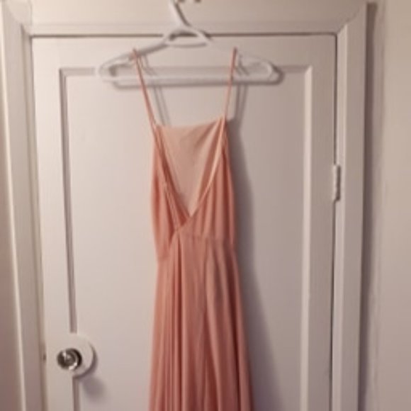 Pink Flowy Maxi Dress - Picture 3 of 6